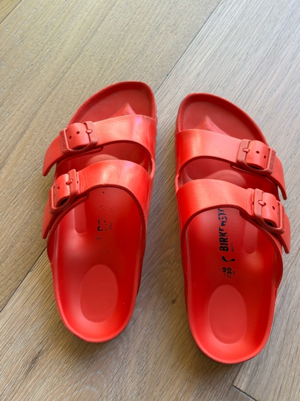 Birkenstock Arizona EVA Slide Sandals - Red